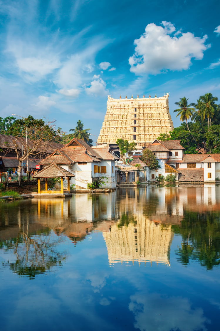 Sri Padmanabhaswamy temple in Trivandrum Kerala India